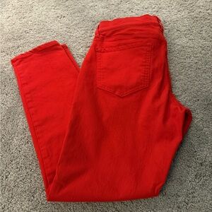 Old Navy Rock Star Bright Red Women's Skinny Jeans - NWOT